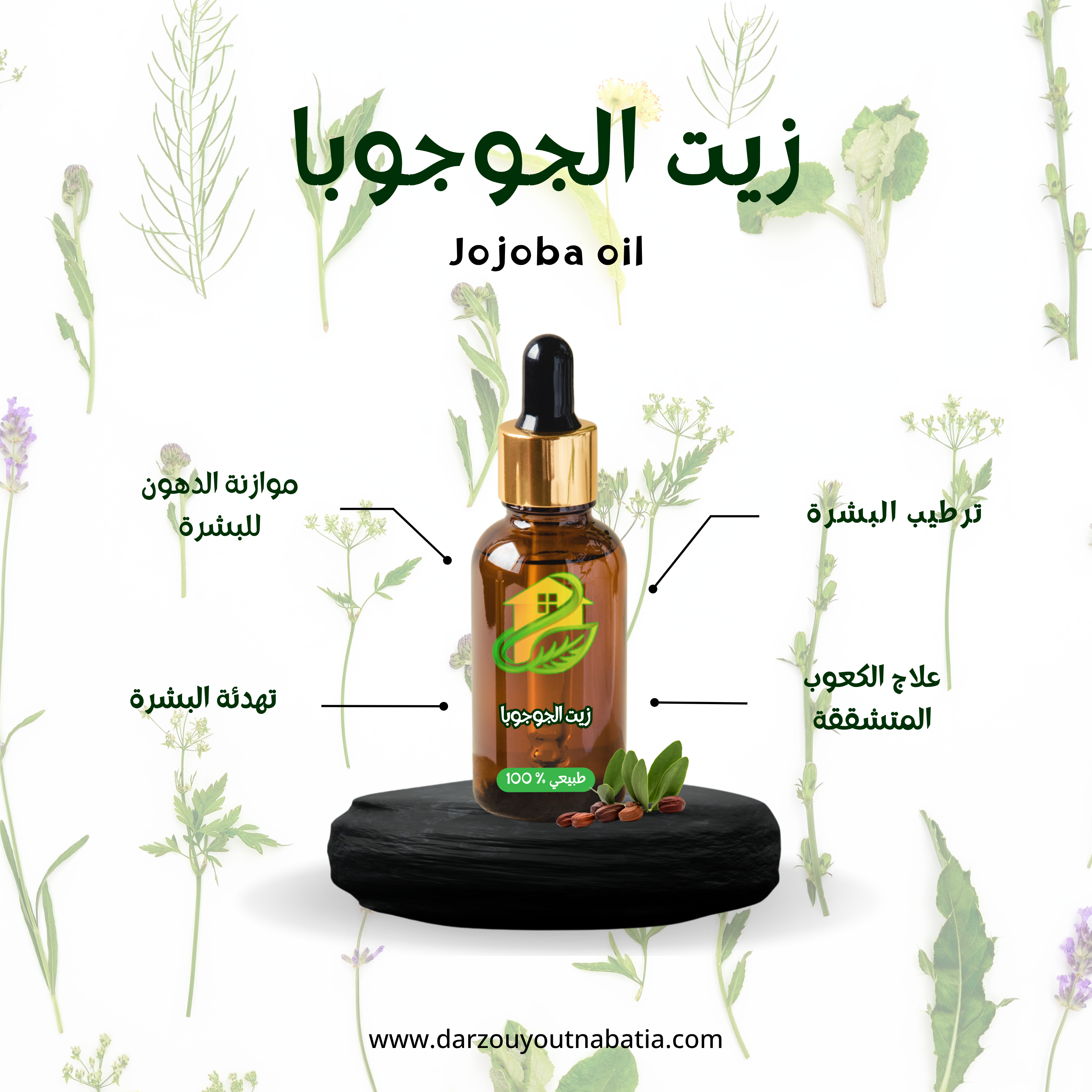زيت الجوجوبا ( 30 مل ) - Image 2
